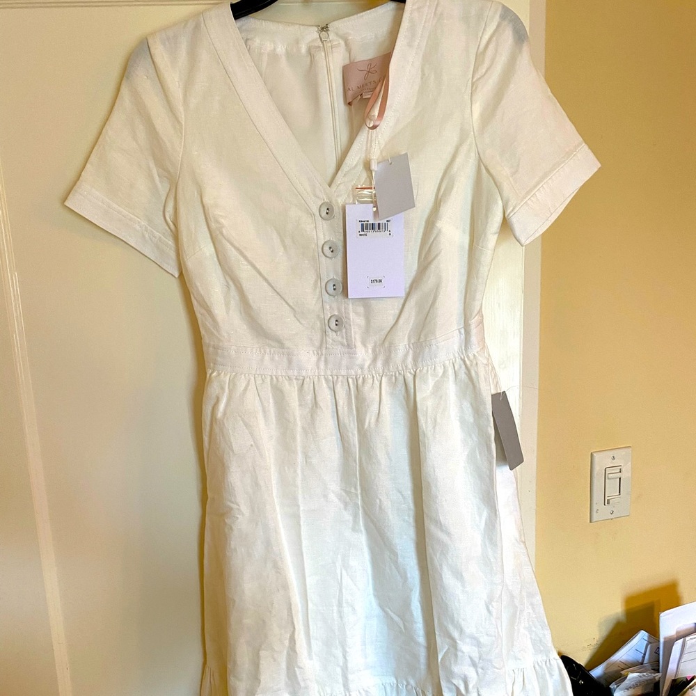Gal Meets Glam White Dress NWT